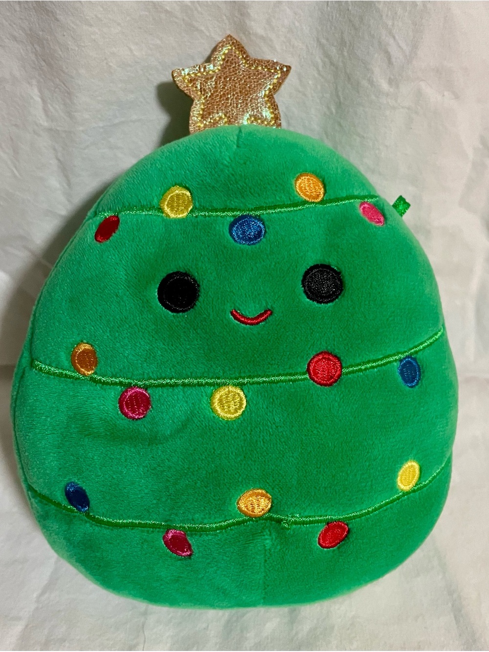 Squishmallows Carol the Christmas Tree Plush 7” Holiday Stuffed Animal